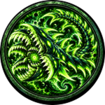 POSIONED HEXJAW badge